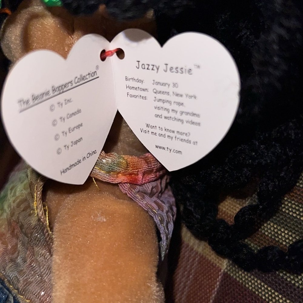 Ty Beanie Boppers Jazzy Jessie, With Tags - Picture 6 of 6